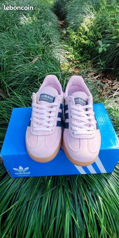 Adidas Originals Handball Spezial Rose et Bleu (image 2)