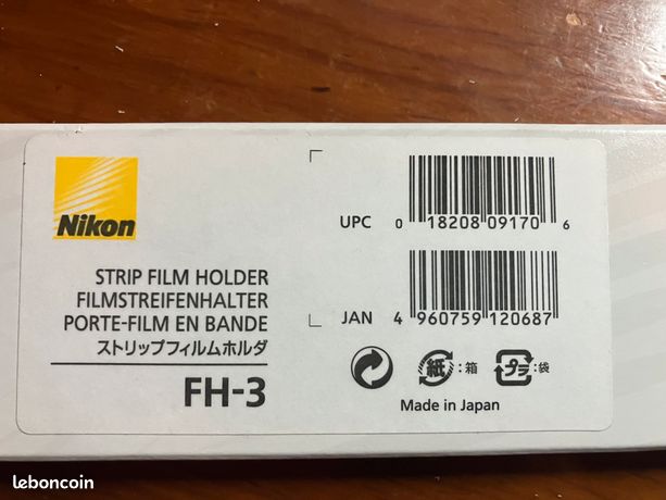 Adattatore Per Pellicola Nikon FH-3 Per Scanner Coolscan LS-40/50/4000/5000 - NOS