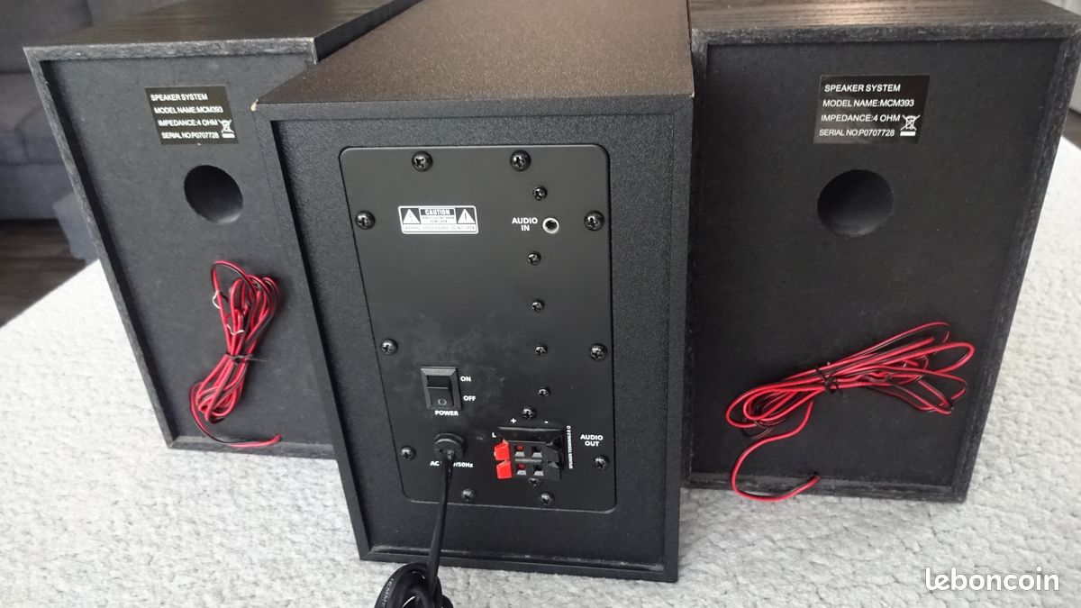 1 Powered Audio System Altec Lansing Model:121I (image 3)