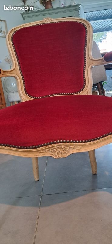 Paire de fauteuil cabriolet style louis XV (image 9)
