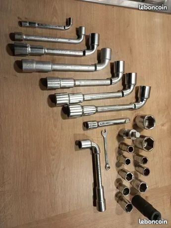 Clé à pipe FACOM 6 pans x 6 pans 7/16