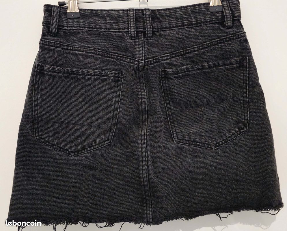 Jupe Jeans Pimkie Jupe Courte Jupe Courte En Jean Noir Pimkie