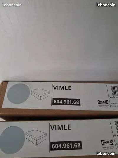 Divers Housses NEUVES VIMLE IKEA SAXEMARA pour canapé et angle. Indisponible chez IKEA. Coloris bleu vert. * Module Angle. * Module 1 place *Accoudoir large * Repose Pieds. A partir de 25 euros (image 5)