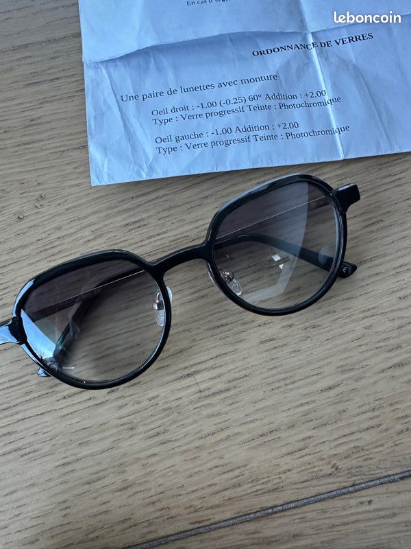 Lunette de vue verre progressif Alain Afflelou gamme Tchin Tchin