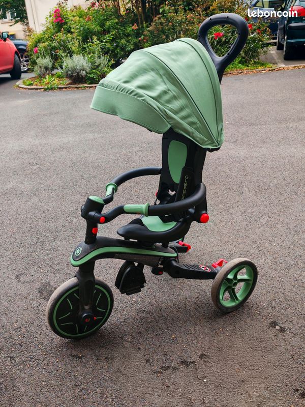 Tricycle évolutif et pliable Explorer Trike en olive