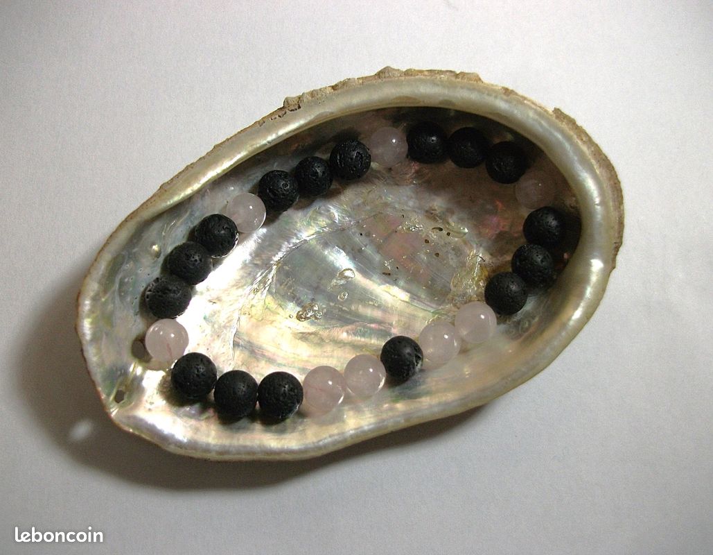 Lot bracelet et support abalone (image 4)