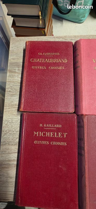 Lot de livres anciens sur la littérature française (image 2)