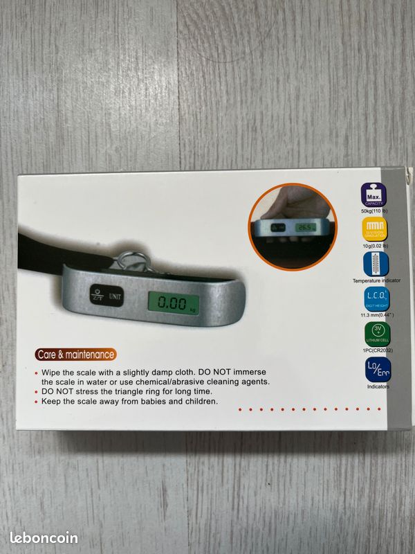 Pèse-Bagage Électronique Portable (image 3)