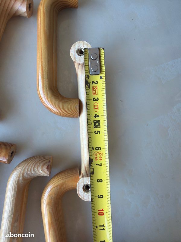 12 Poignées de porte en bois (image 3)