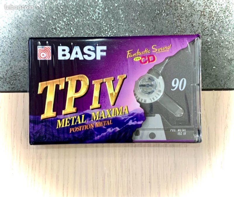 Cassette audio BASF Ferro Maxima I 90 / Neuve vierge / de
