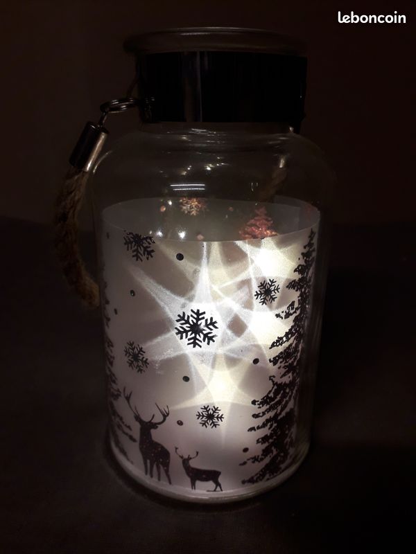 Pot déco Noël lumineux (image 2)