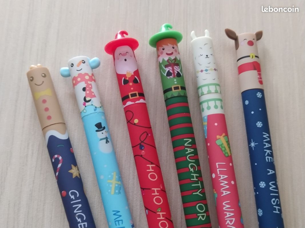 Lot 6 stylos effaçables édition Noël Neufs (image 8)