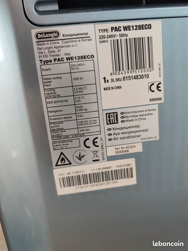 Climatiseur mobile Delonghi (image 2)