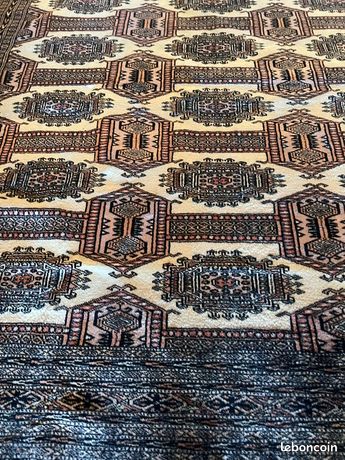 Tapis Yomut Boukhara 19ème siècle noué main très bon état 180x100 on Gens de Confiance