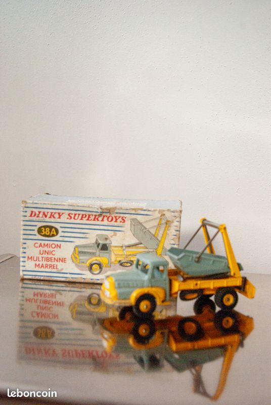 DINKY SUPERTOYS Camion UNIC Multibenne Marrel Réf 38A Editions Atlas - Modélisme