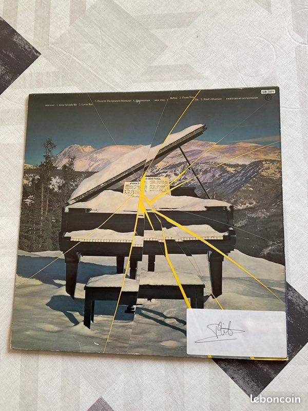 Disque 33 tours supertramp even in thé quietest moments (image 2)
