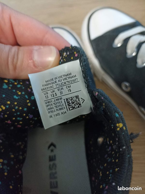 Converse noir (image 3)