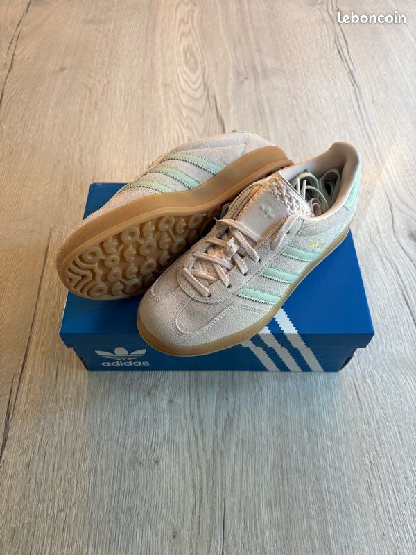 adidas gazelle silver green womens Souliers Adidas Gazelle Bold Rose/Vert/Blanc