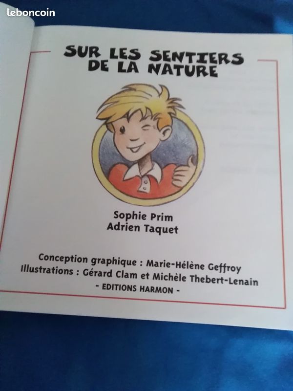 Sur les sentiers de la nature (livre enfant ) (image 1)