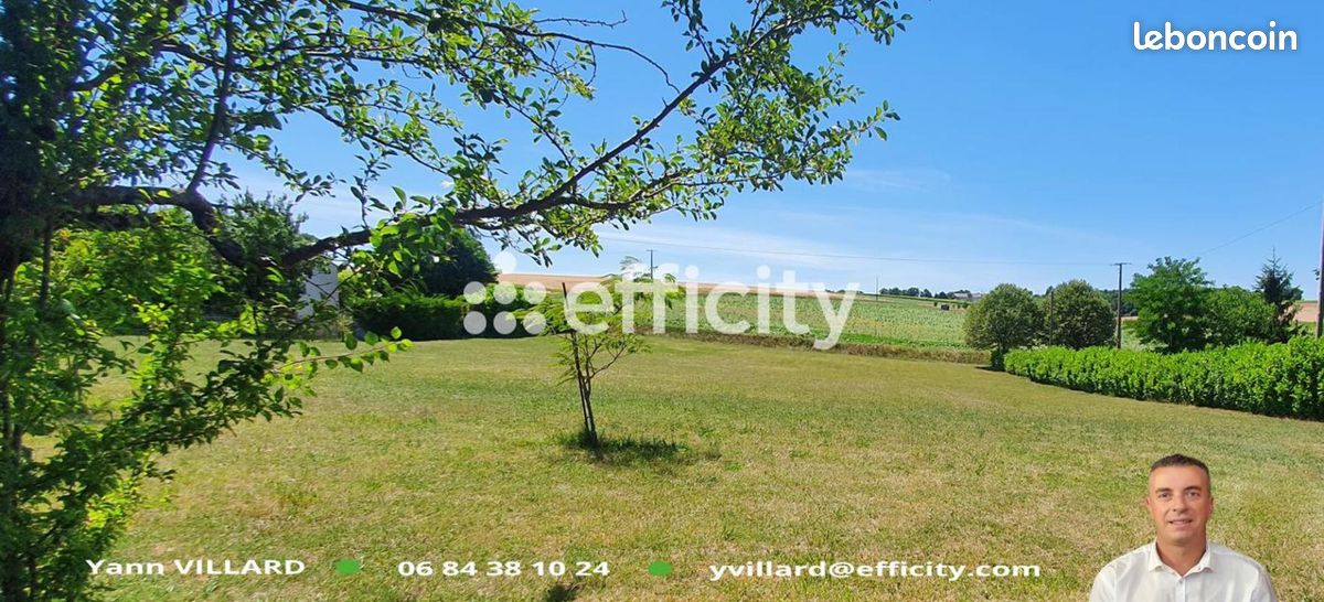 Terrain 1 200 m² Marsac · 30 800 €