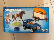 Playmobil 5223 – Voiture Avec Remorque Et Cheval, Cavalière, Toit Amovible, Pour Enfants Dès 3 Ans