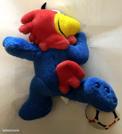 FB3/ PELUCHE Mascotte Footix France 98 Fifa Soccer 1994 Officielle 28 Cm EUR 29,90 - FR