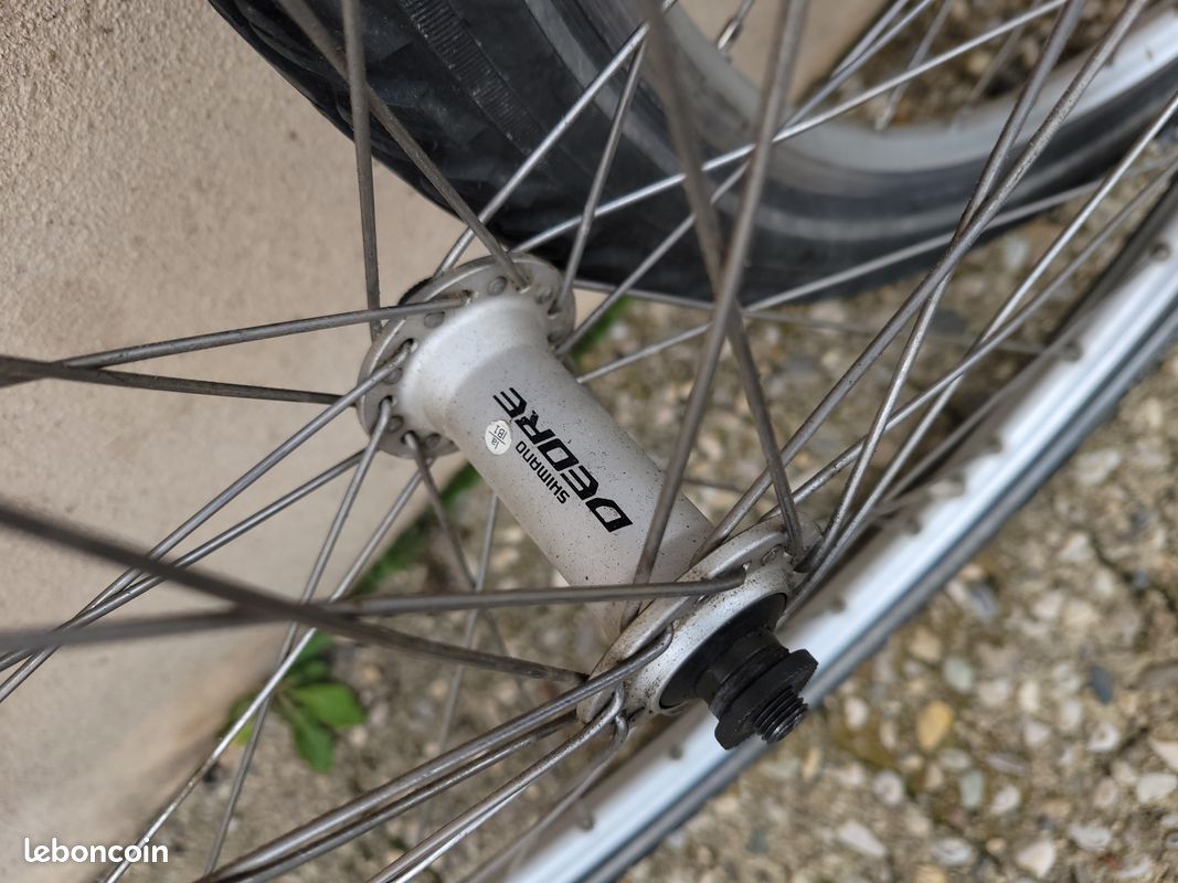 Paire De Roues VTT 26" Shimano XT FH-M737 Sur Jantes Mavic 237S - Occasion, Frein Sur Jante