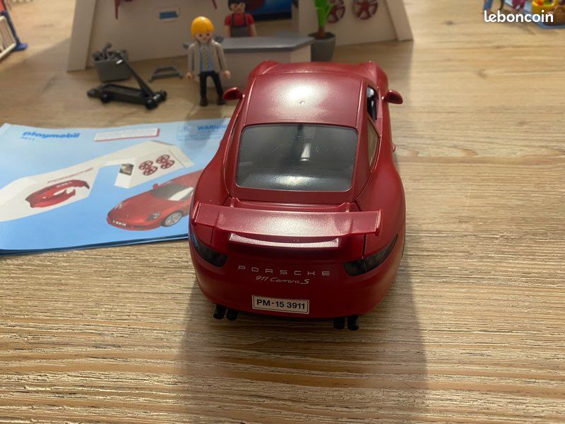Playmobil Pièce Détachée – Porsche 911 Carrera S Rouge Pour Modèle 3911 (état Correct)