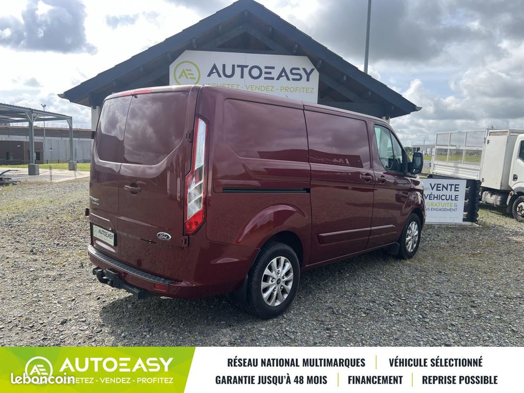 Ford TRANSIT CUSTOM FG L1H1 2.0 EcoBlue 130ch BVA / GPS / Climatisation / Garantie 6 mois (image 3)