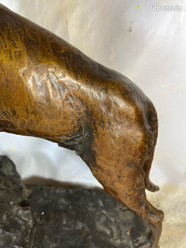 Marius saint bronze loup sculpture (image 10)