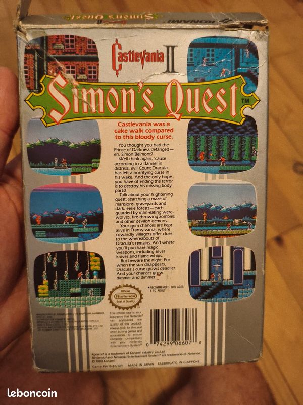 Castlevania 2 nintendo Nes italia ita, A (image 6)