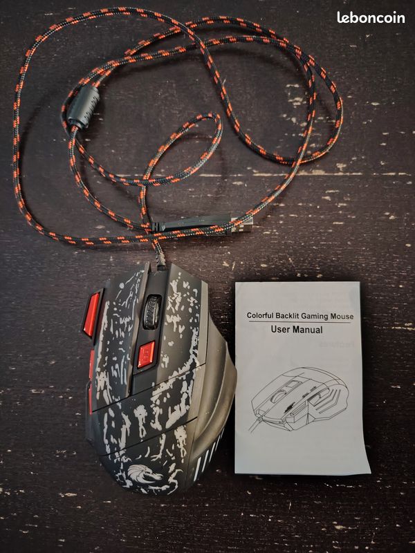 Souris gamer avec couleurs filaire *CW40 (image 1)