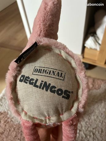 Les Déglingos Peluche Simply Autruche 22 Cm + Boîte Cadeau - Dès La Naissance - Rose