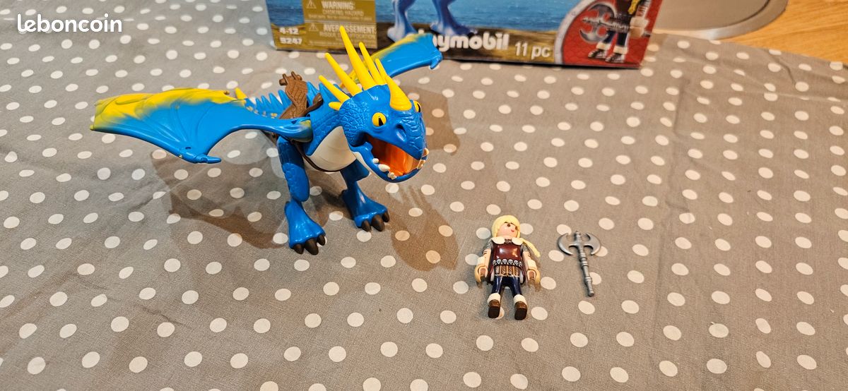 Playmobil set 9247 Dragons Astrid et Tempête - Complet avec boîte et notice (image 2)