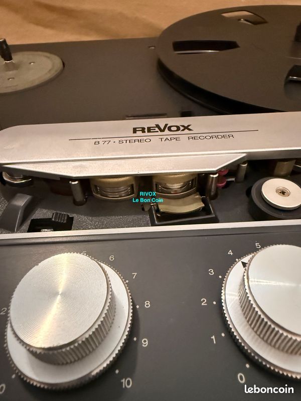 Revox B77 Petite Vitesse 4 Pistes - Magnetophone à Bande - Pour Pièces / Réparation