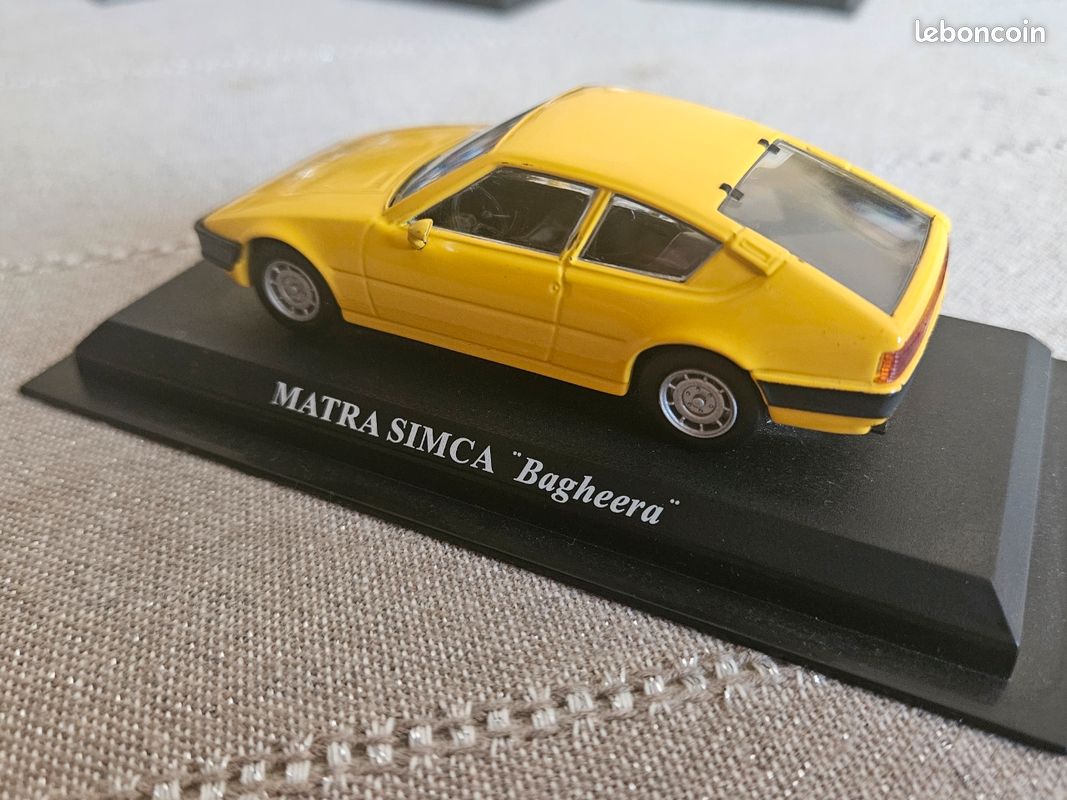Pilen SB 1/43 – Matra Simca Bagheera Jaune – Occasion Sans Boîte