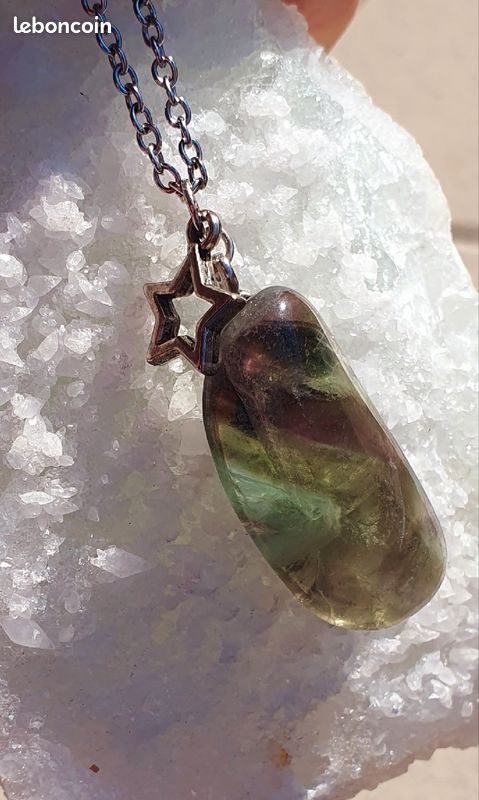 Collier avec Fluorite naturelle (image 2)
