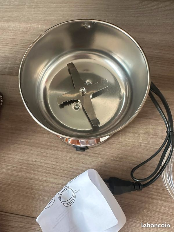 Moulin à Café Électrique et Broyeur d'Épices 200W – Neuf (image 2)
