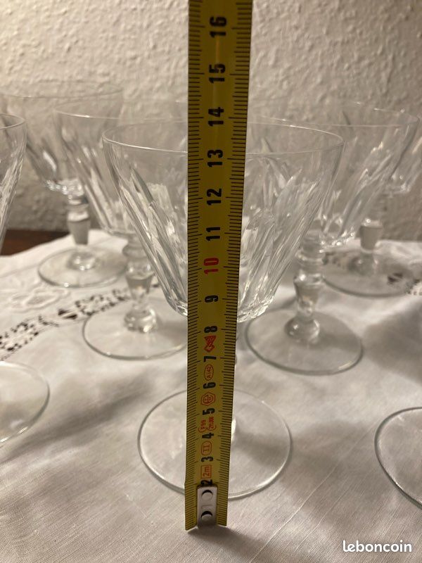 11 verres à vin Baccarat, île de France (image 5)
