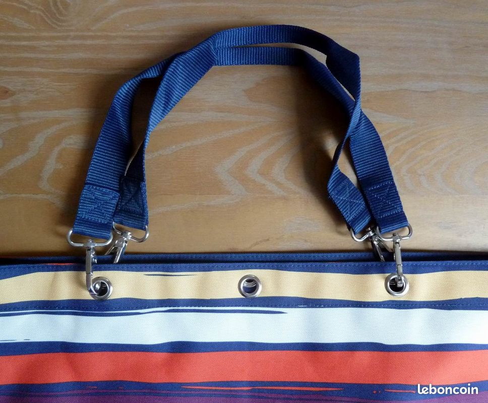 GRAND SAC REISENTHEL Shopper XL à rayures NEUF (image 5)