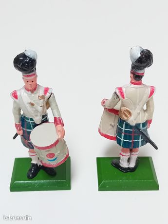 Lot De 6 Figurines Militaires écossaises William Grant's, Collection Plomb 54mm