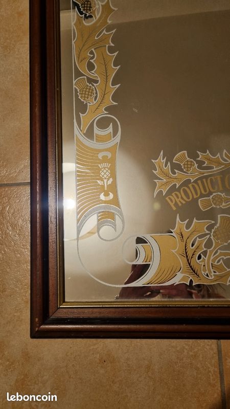 Miroir publicitaire Glenfiddich vintage (image 3)