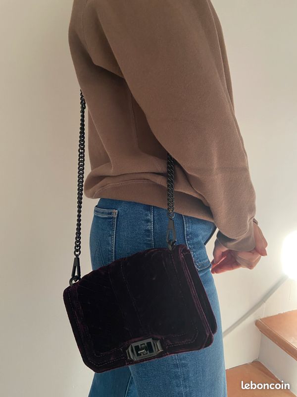 Sac bandoulière Rebecca Minkoff en velours (image 15)