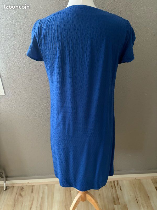 Robe Tunique Patrice Breal Verte - Taille 36/38 - Occasion Très Bon état