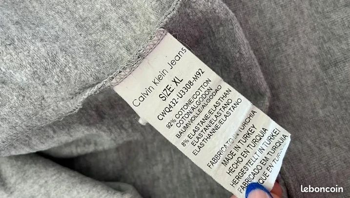 Veste grise Calvin Klein (image 10)