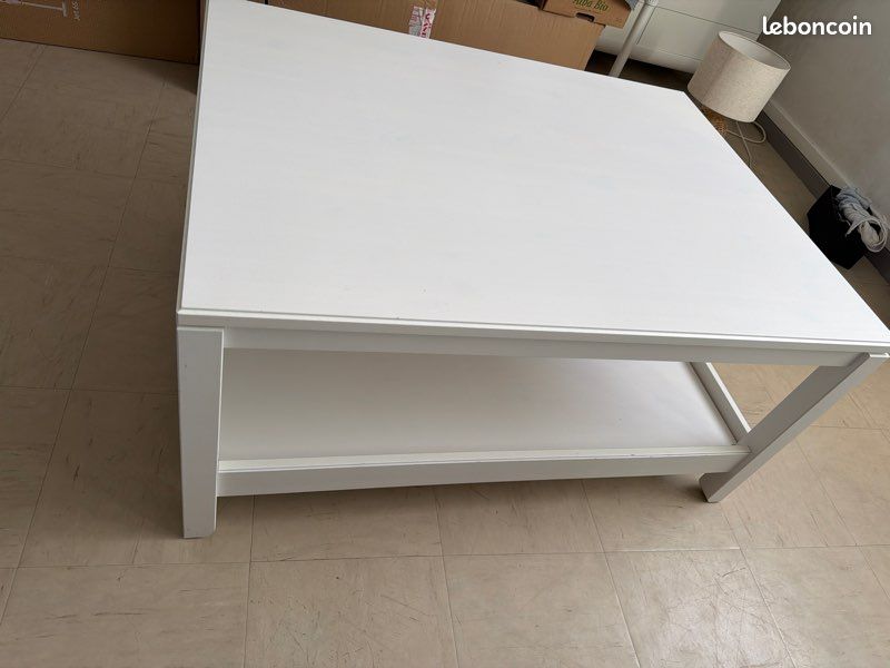 IKEA table basse bois blanc (image 1)
