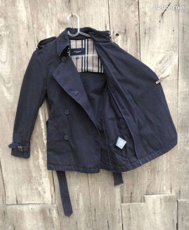 Trench court Burberry taille 32 (image 3)