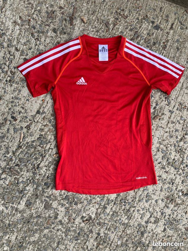 Teeshirt manches courtes Adidas taille 38 rouge (image 6)