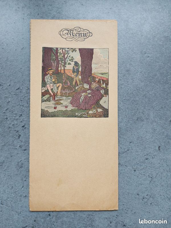 Lot de 12 ancien menus vierge (image 6)