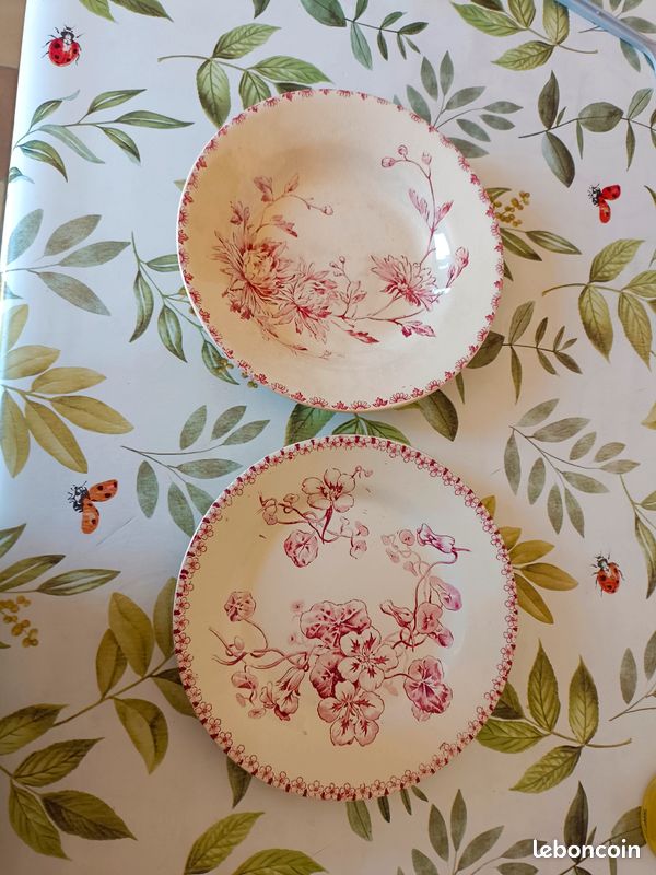 2 assiettes Terre de fer - Gien (image 1)